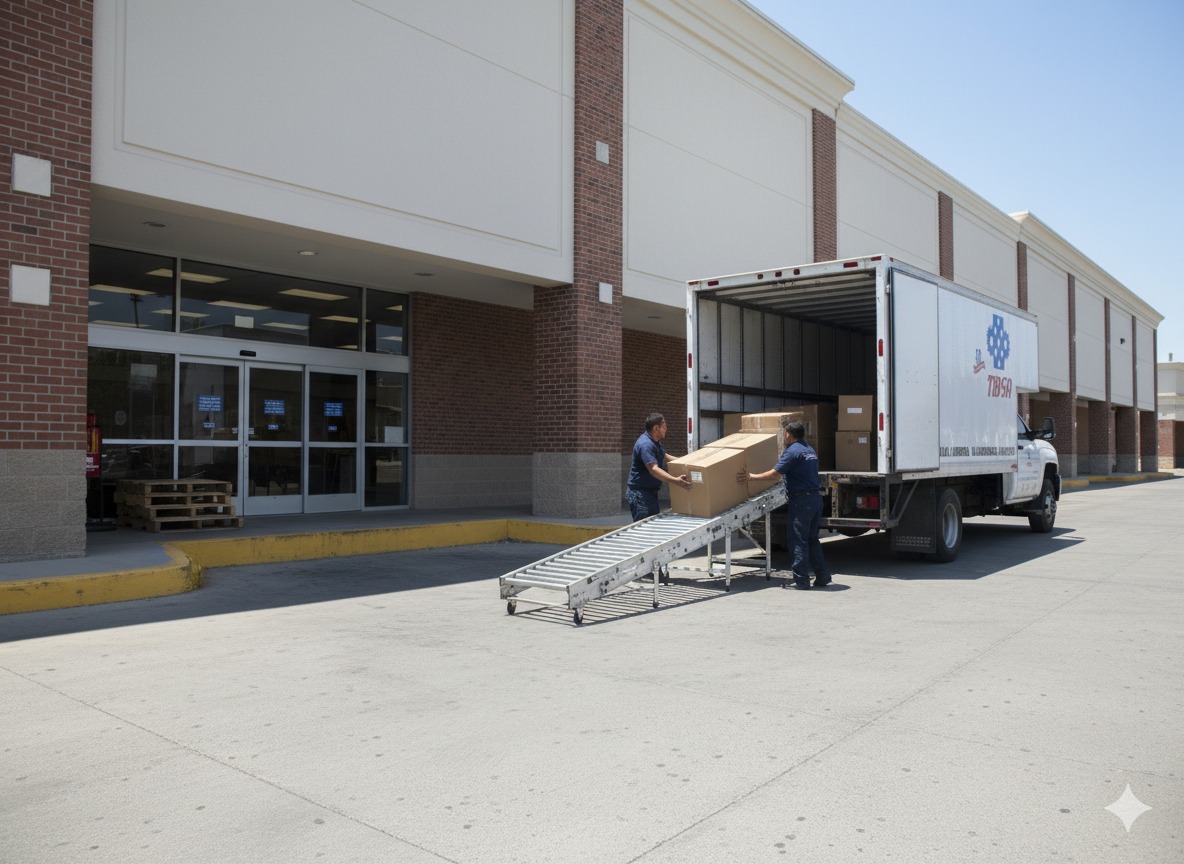 Camioneta en la noche
